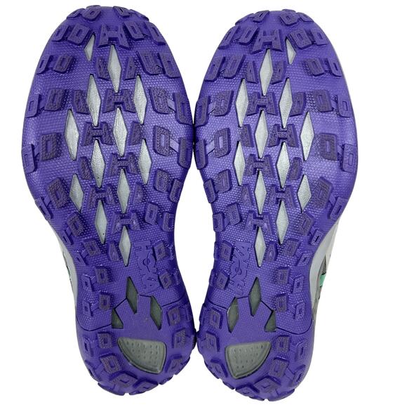 Hoka One Speed Instinct Trail Running Shoe Women 10.5 B Grey/Purple Sneaker NEW! - Picture 8 of 14